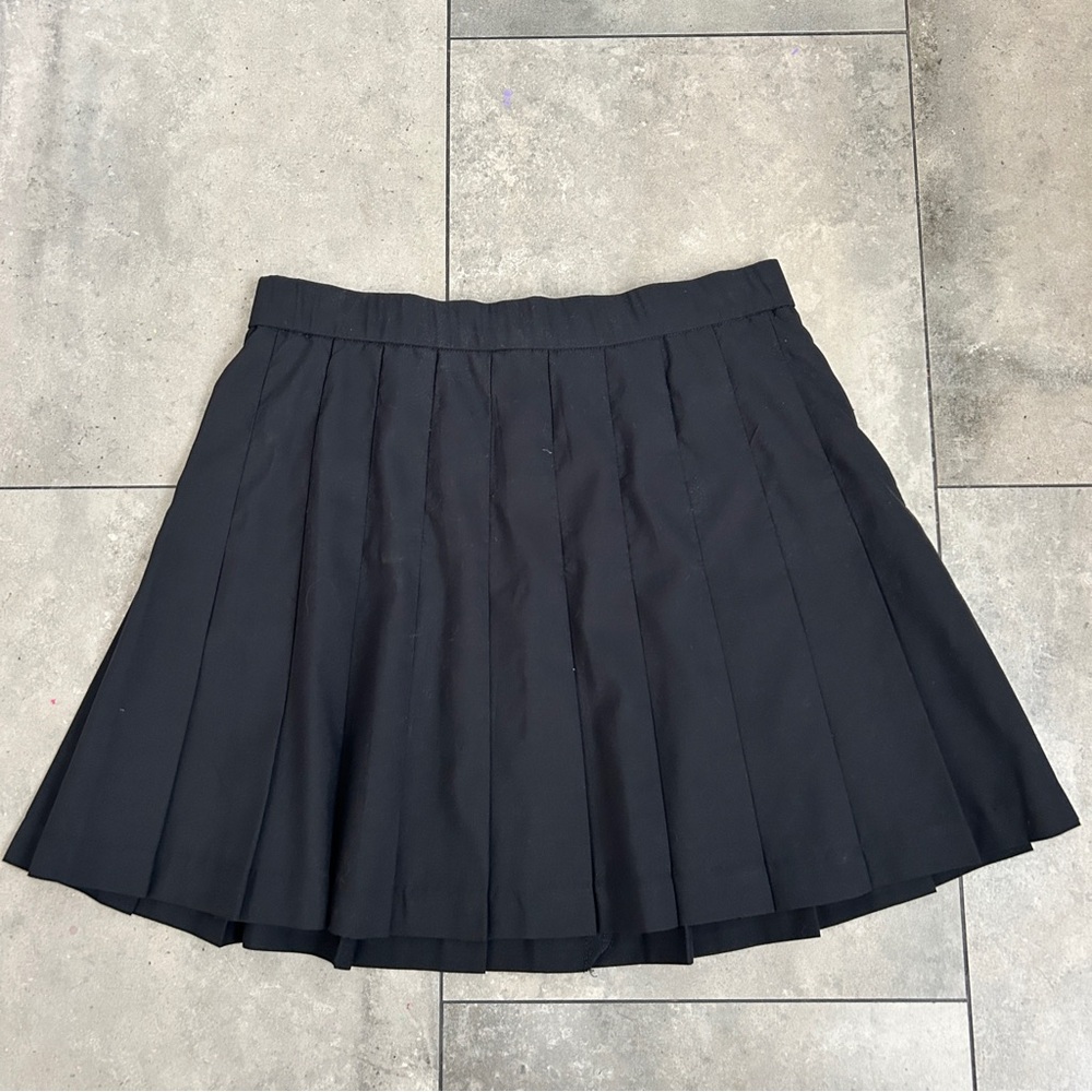 Vintage court casuals black pleated tennis skirt 10 or XS